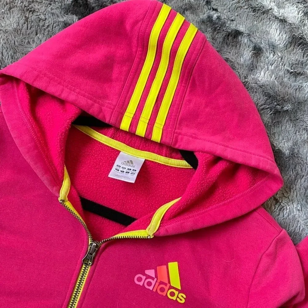 Adidas Neon Pink Track Jacket